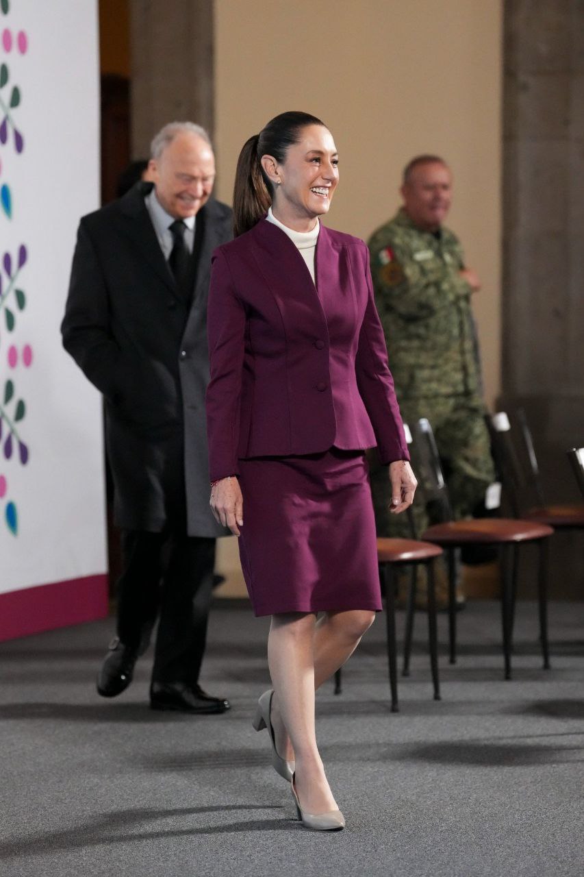 Este es el primer cumpleaños que Claudia Sheinbaum celebra en Palacio Nacional | Foto: Redes sociales