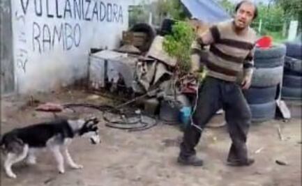 VIDEO. Talachero maltrata a perrita y amedrenta a señora que la defendía en Atempan