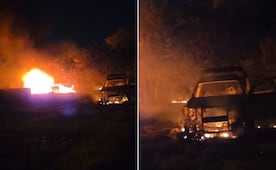 Queman tres patrullas en Huaquechula; pobladores protestan por inseguridad