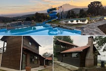 Encantadoras cabañas con alberca y tirolesa en medio del bosque desde 650 pesos