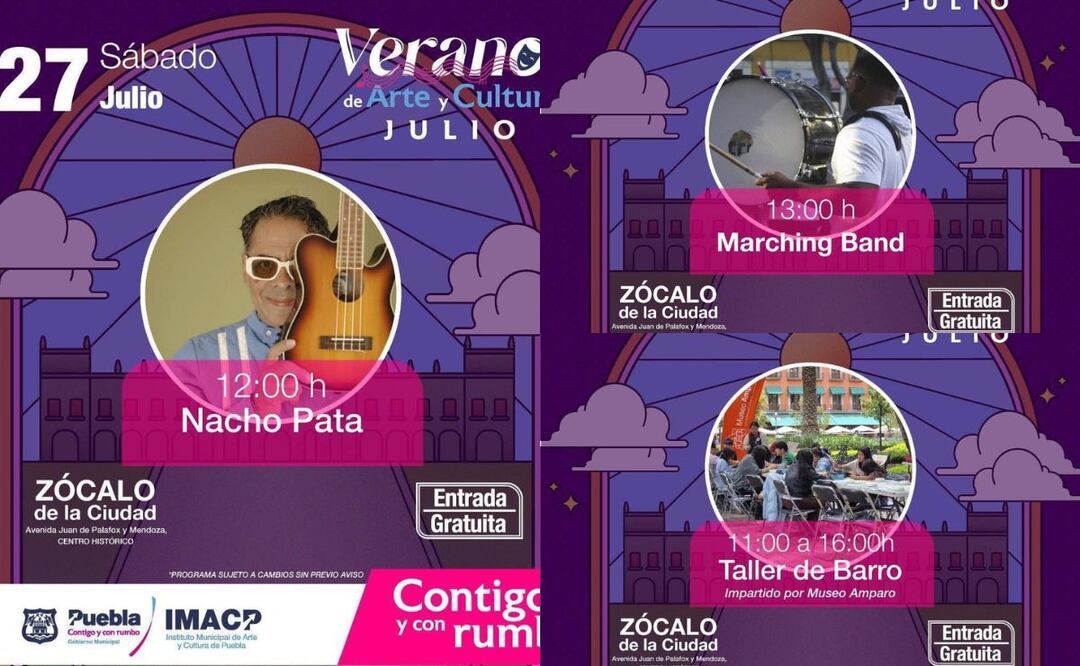 El Ayuntamiento de Puebla invita a disfrutar la gama de actividades gratuitas | Foto: Especial