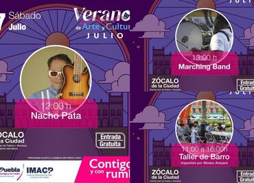 Invita Ayuntamiento de Puebla a disfrutar el último fin de semana de julio