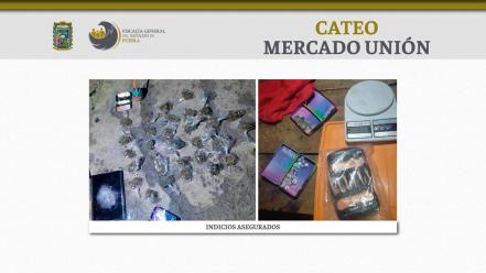 Arrestan a narcomenudista  y  aseguran  drogas en los mercados Morelos y Unión