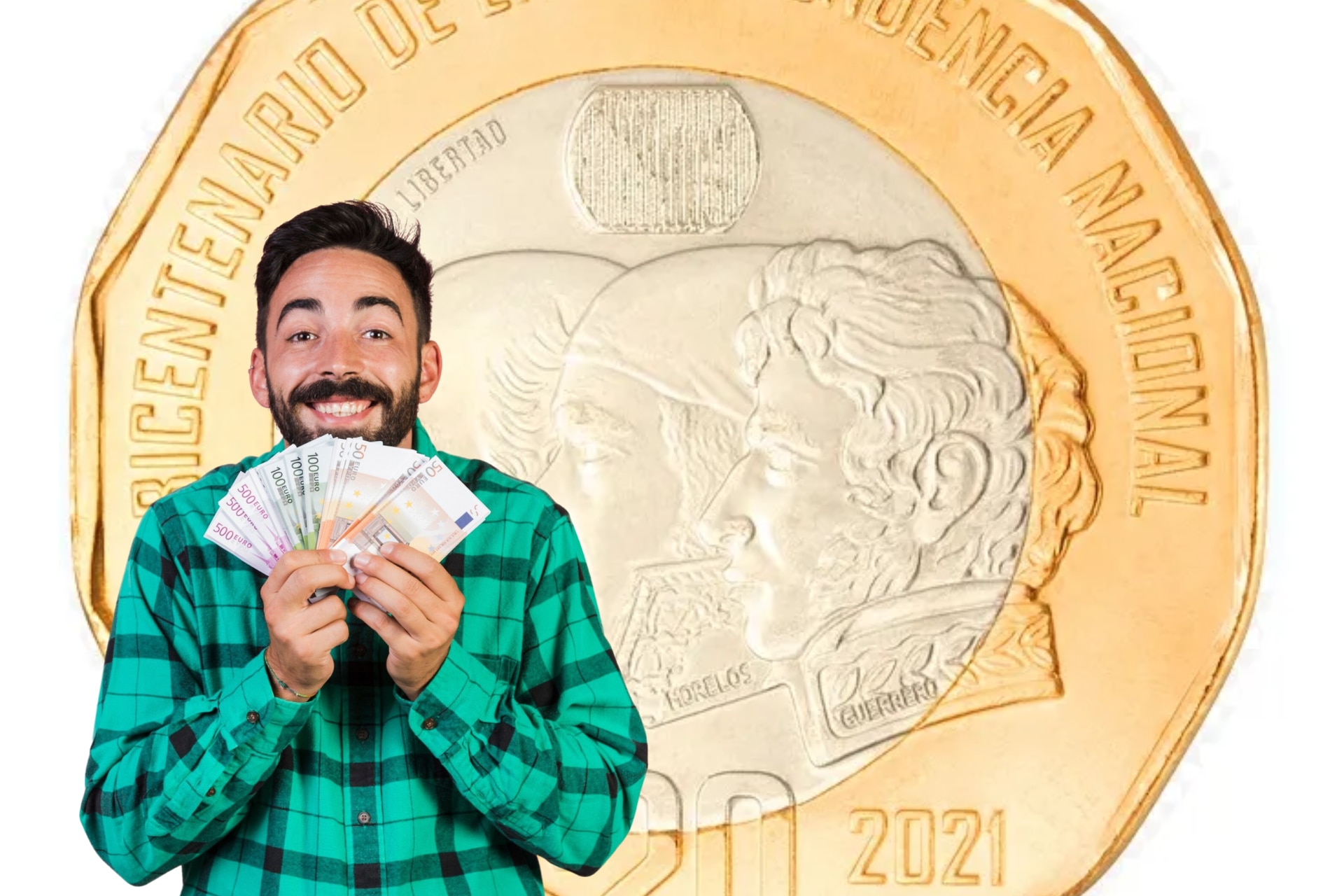Moneda de 20 pesos con tres cabezas podría valer hasta 3 millones