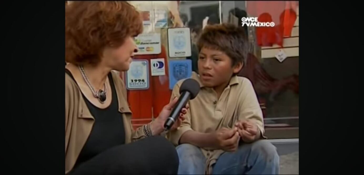 Cristina Pacheco entrevistó a un niño poblano en 1996 que migró a la CDMX | Foto: Facebook Said Eduardo