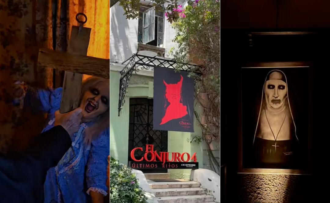 Una vieja casona fue ambientada como el museo de Los Warren y la casa poseída por Valak I Foto: RRSS