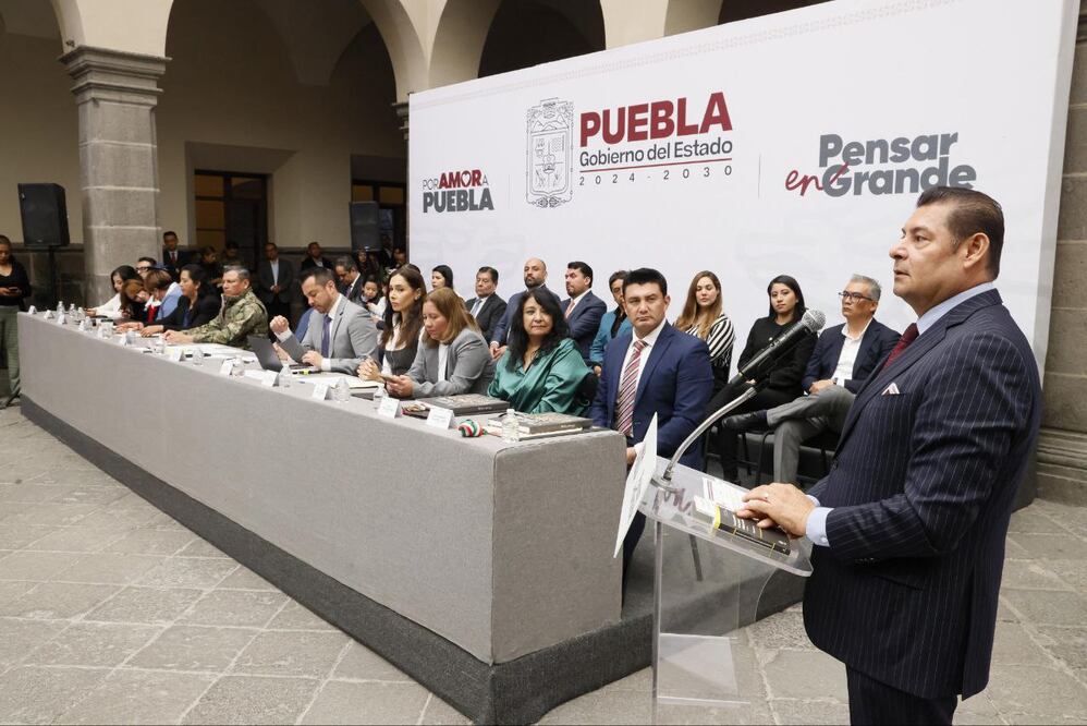 Alejandro Armenta habló de esta convención en la conferencia mañanera | Foto: Gobierno del Estado
