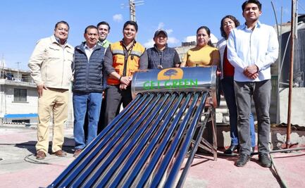 Omar Muñoz inicia programa de calentadores solares en Cuautlancingo