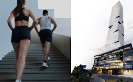 Participa en la primera carrera vertical en Puebla y sube más de 900 escalones de la Torre Insignia, la más alta de la ciudad