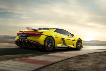 Automotriz china presenta auto eléctrico similar a un Lamborghini