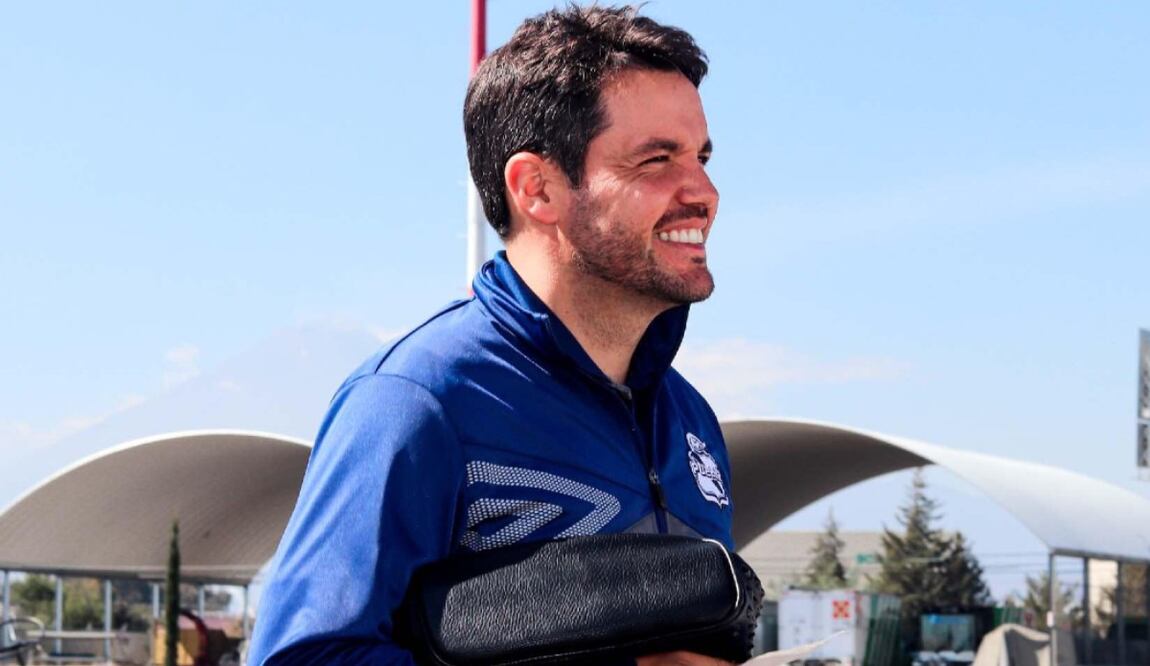 Nicolás Larcamón, director técnico del Club Puebla / Fotos: facebook.com/ClubPuebla