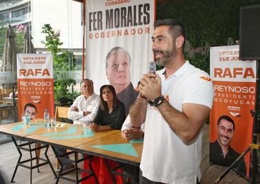 Fernando Morales respalda al candidato de MC en Ocoyucan, Rafa Reynoso