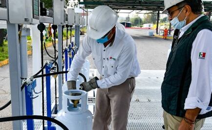 Supervisan llenado de primeros tanques de Gas del Bienestar