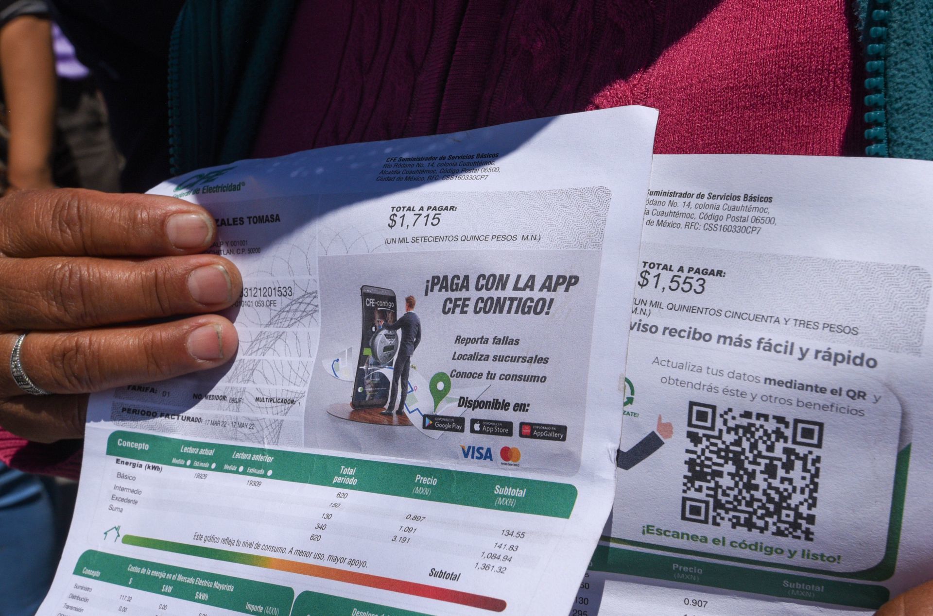 Sube la electricidad. Aumenta tarifa 17.46% en la primera mitad de octubre