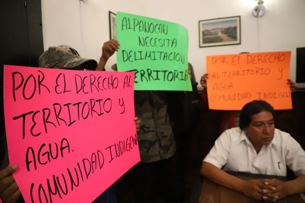 Habitantes de San Antonio Alpanocan dieron conferencia de prensa | EsImagen