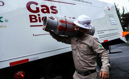 Repartidores del Gas Bienestar se manifiestan por salarios