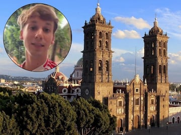 VIDEO Tiktoker español queda fascinado con Puebla: “Es de las ciudades más bonitas del mundo”