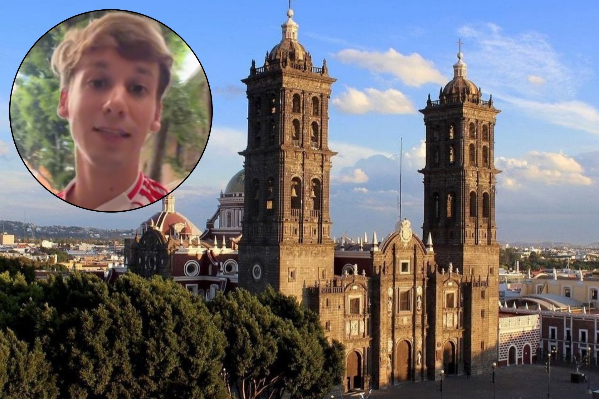 VIDEO Tiktoker español queda fascinado con Puebla: “Es de las ciudades más bonitas del mundo”