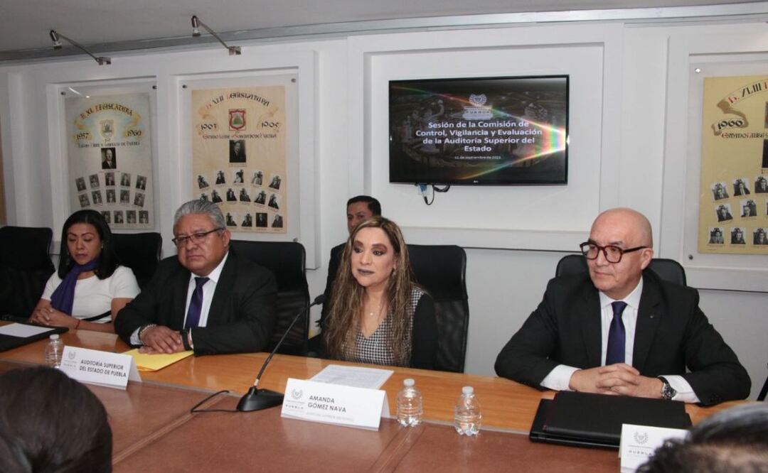 Este lunes se realizó el informe de la titular de la ASE en comisión | Foto: Congreso del Estado de Puebla