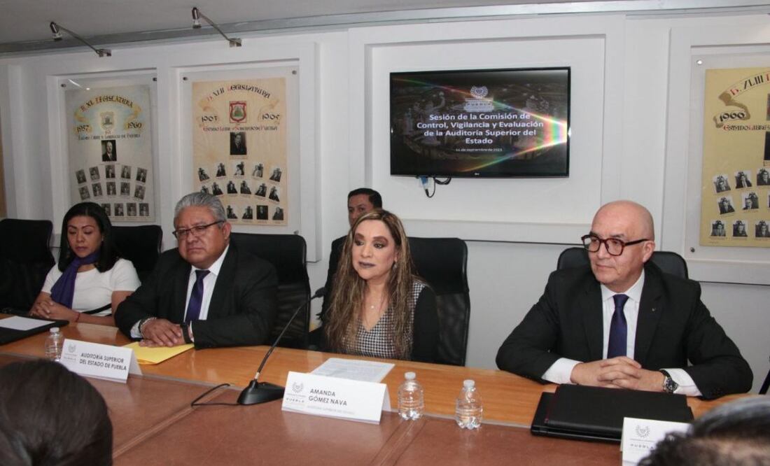 Este lunes se realizó el informe de la titular de la ASE en comisión | Foto: Congreso del Estado de Puebla