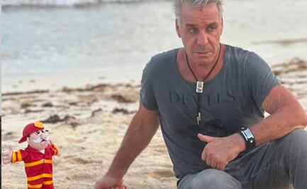 Vocalista de Rammstein se lleva a la playa a su Dr. Simi