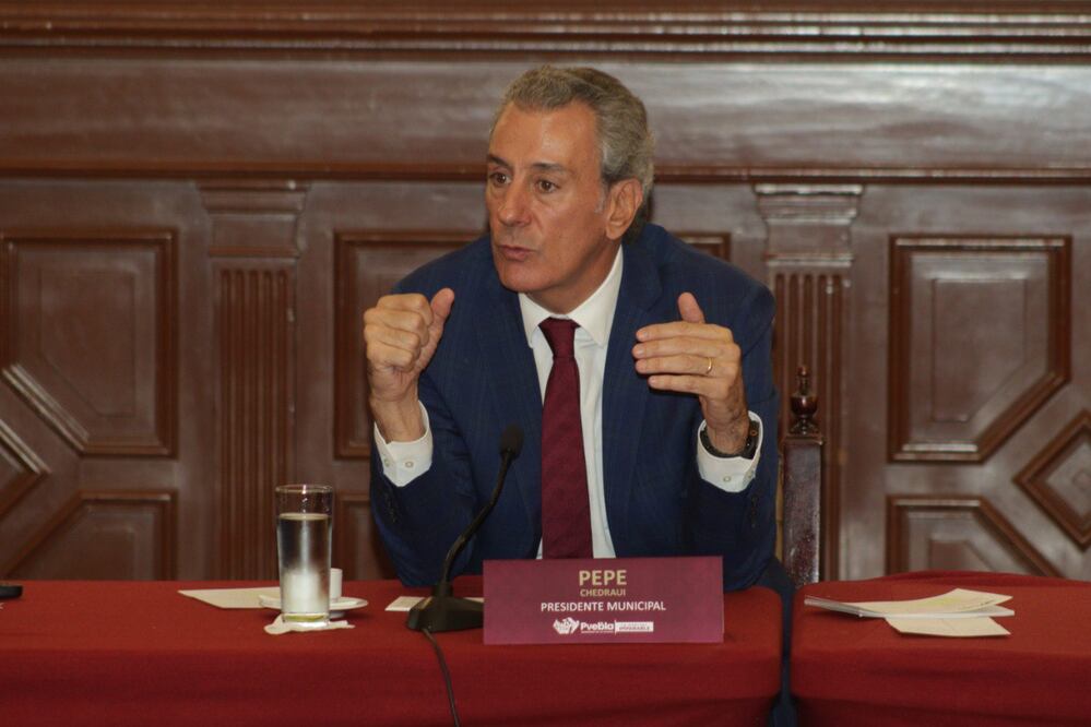 Pepe Chedraui hizo un balance de su gestión como presidente municipal de Puebla | Foto: Ayuntamiento de Puebla