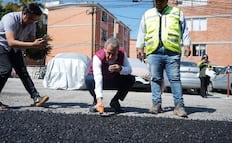 Refuerza Pepe Chedraui Campaña de Bacheo en el Infonavit San Jorge