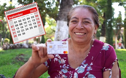 Calendario de pagos de la Pensión Bienestar del 1 al 25 de septiembre