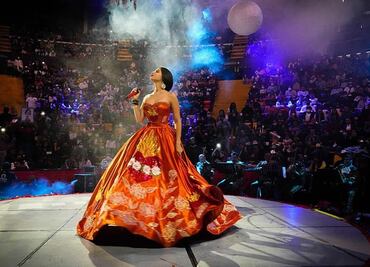 Ángela Aguilar en Puebla: 'No había Barbies como yo'