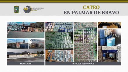 Esto fue lo que encontraron las autoridades en los cateos de Palmar de Bravo