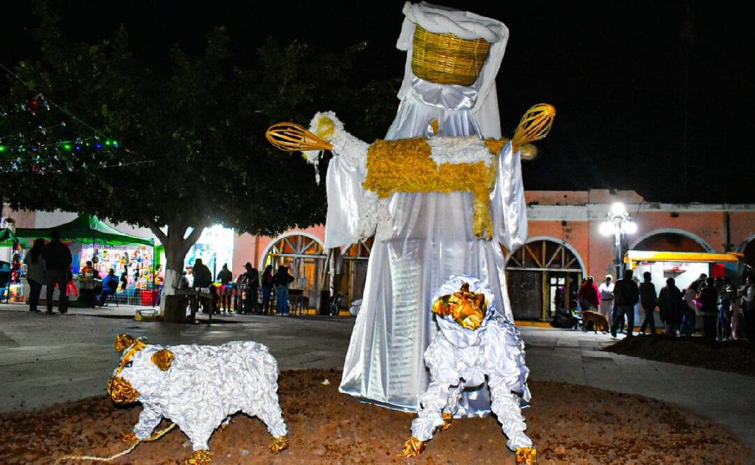 El nacimiento monumental de Huaquechula estará disponible hasta el 8 de enero del 2023 | Foto: Ayuntamiento de Huaquechula