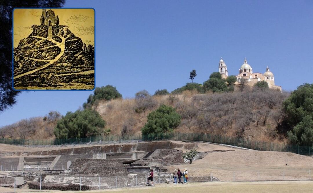 En Cholula no es una sino tres las pirámides que están ocultas | Foto: Facebook San Pedro Cholula, cultura, historia y tradición / EsImagen