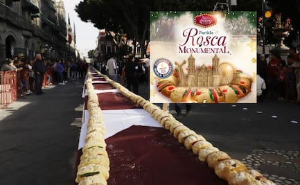 ¿Cuándo partirán la rosca de Reyes más grande del mundo en Puebla?