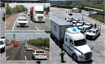 Guardia Nacional realiza operativo "Cero robos" en la autopista México-Puebla
