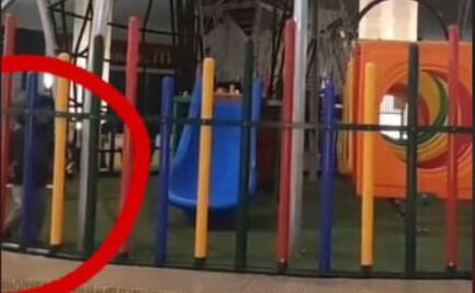 VIDEO. Captan aterrador niño fantasma en Plaza San Diego