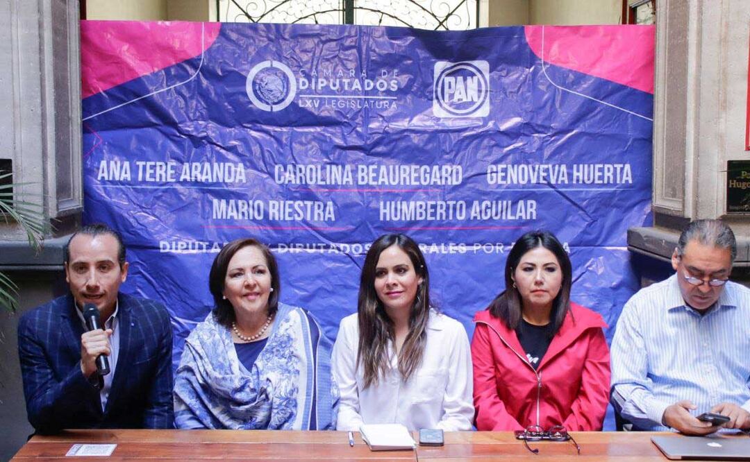 Diputados federales del PAN hablaron en Puebla sobre los riesgos del Plan B de la reforma electoral |Foto: Agencia es Imagen para El Universal Puebla