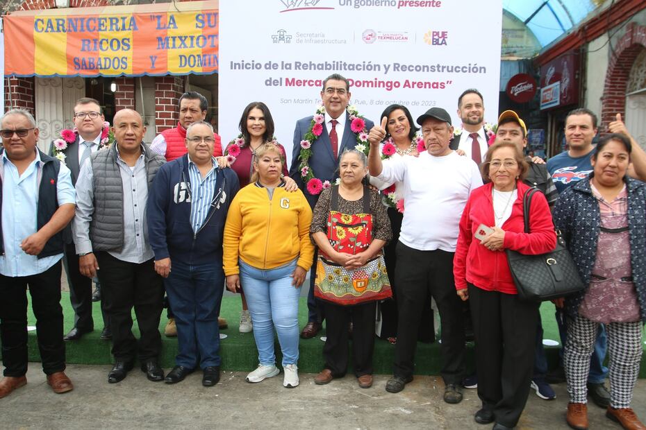 Sergio Salomón visitó municipios conurbados para presenciar informes de alcaldes | Fotos Gobierno del Estado de Puebla