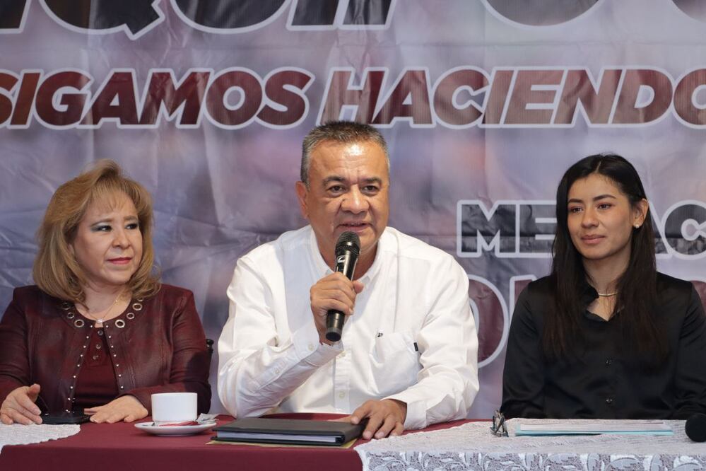 José Ramón Enríquez, coordinador de campaña de Alejandro Armenta, dio conferencia de prensa | EsImagen