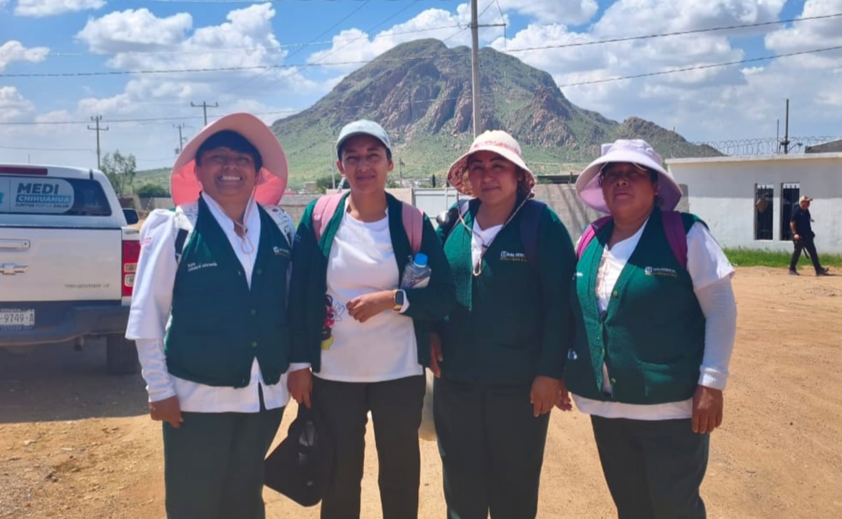 Enfermeros poblanos ayudan a combatir el sarampión en Chihuahua