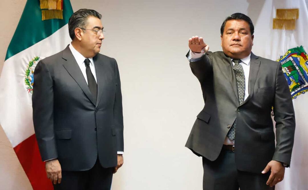 Julio Huerta Gómez es el cuarto secretario de Gobernación en Puebla desde que inició la actual administración | Foto: Twitter Gobierno de Puebla