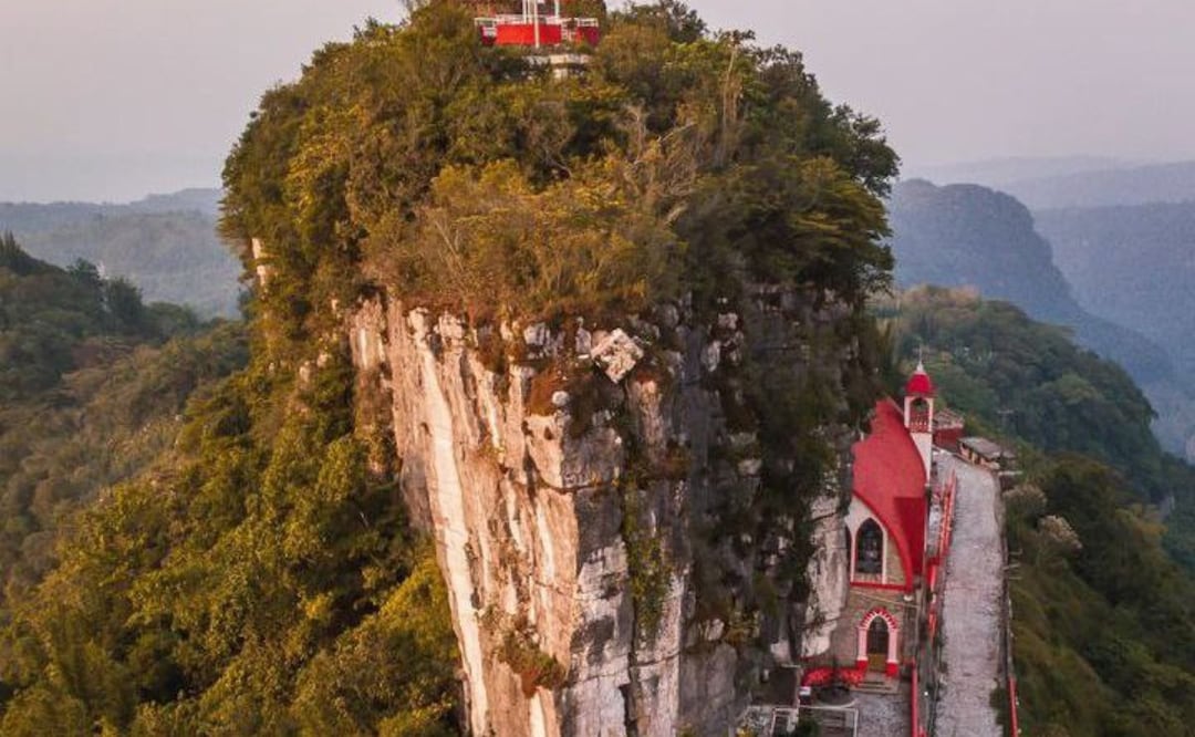Jonotla ofrece este asombroso paisaje | Foto: Instagram omargonval