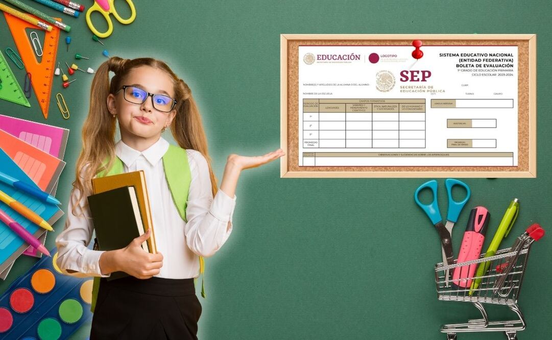 Ya puedes descargar e imprimir boletas de calificaciones de la SEP | Foto: Canva / SEP
