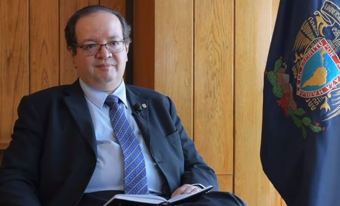 Leonardo Lomelí Vanegas mantenía actualmente el cargo de secretario general de la UNAM. Foto: Captura de pantalla