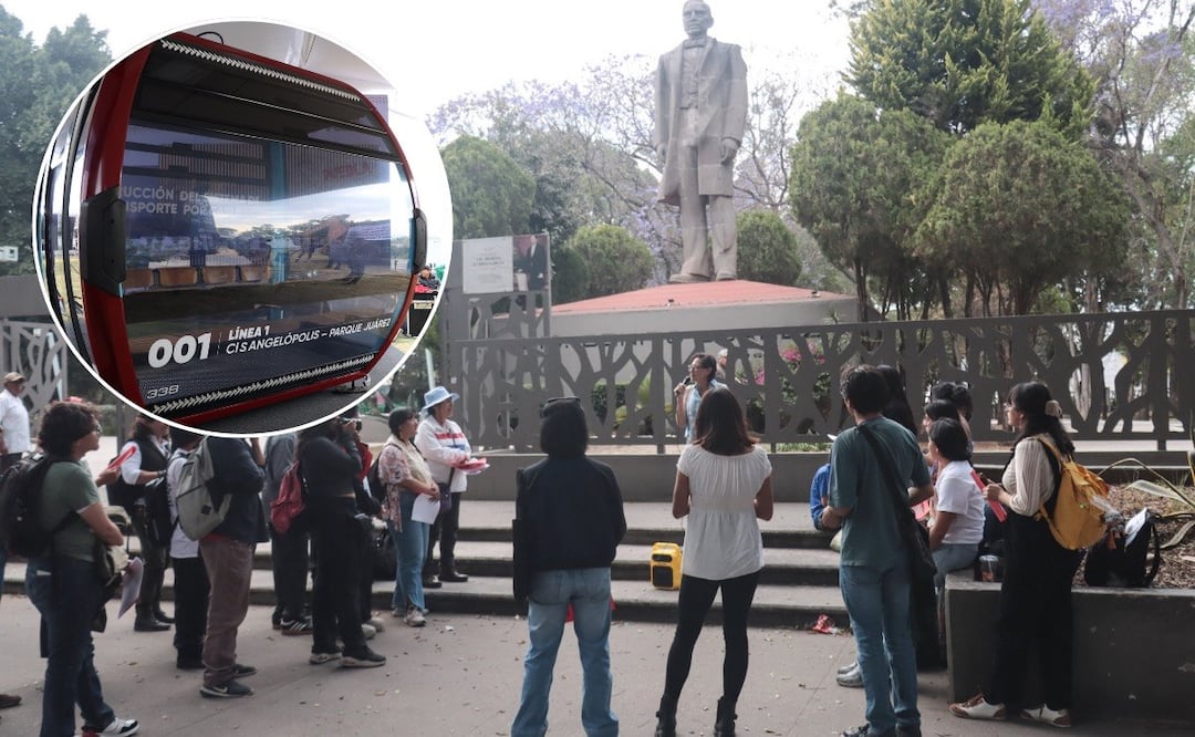 El Parque Juárez es uno de los predios donde habrá una estación del Cablebús | Foto: EsImagen