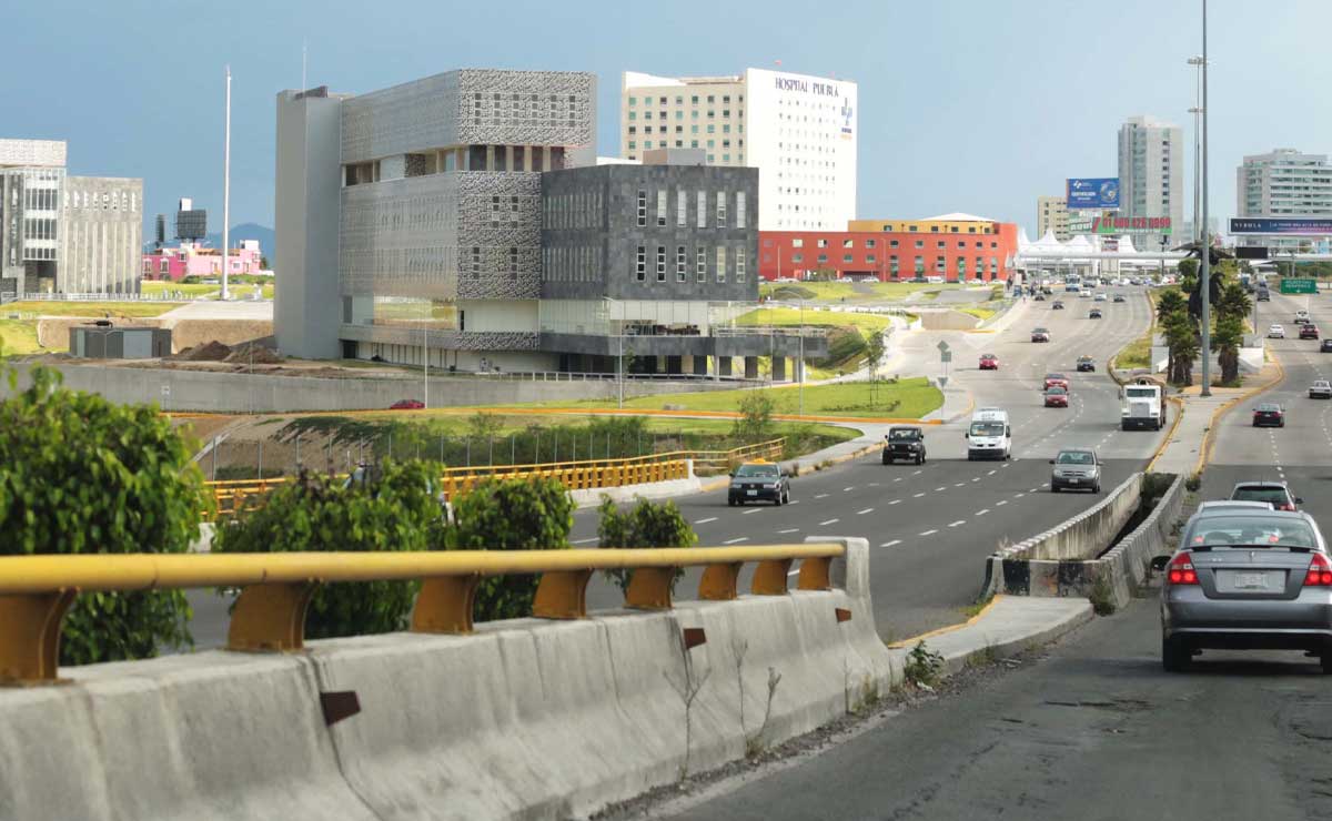 Así era antes la zona de Angelópolis