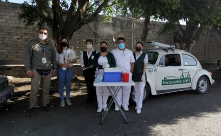 Vacuvochito. IMSS recurre a un VW Sedán para llevar vacunas a lugares remotos