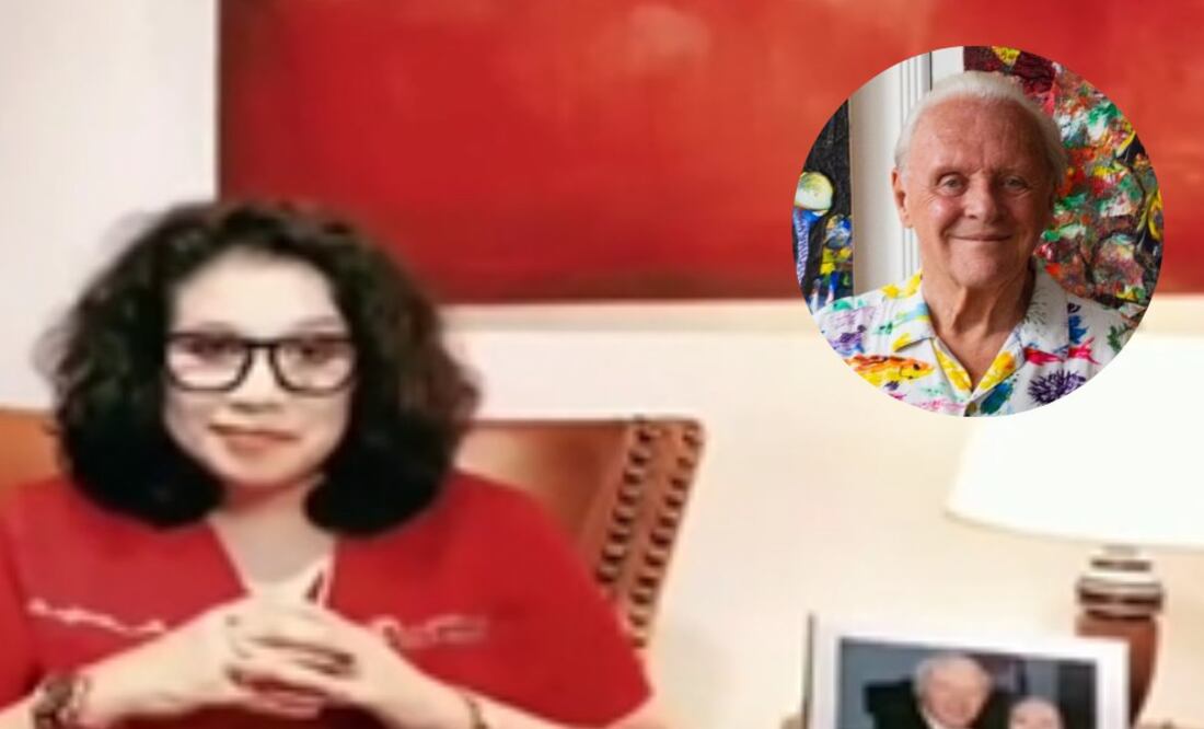 Marilyn Cote se volvió a viralizar por una foto con Anthony Hopkins / Foto: Redes Sociales