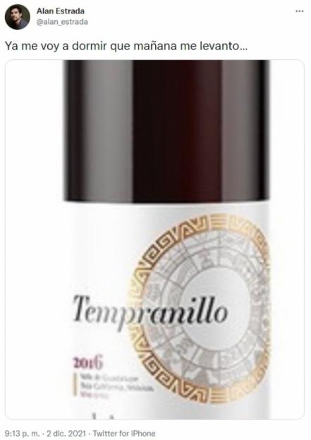 Lucía Méndez confunde el vino tempranillo con un momento del día