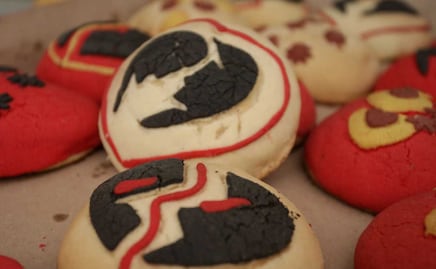 Conchas del amor para el 14 de febrero hechas en Puebla