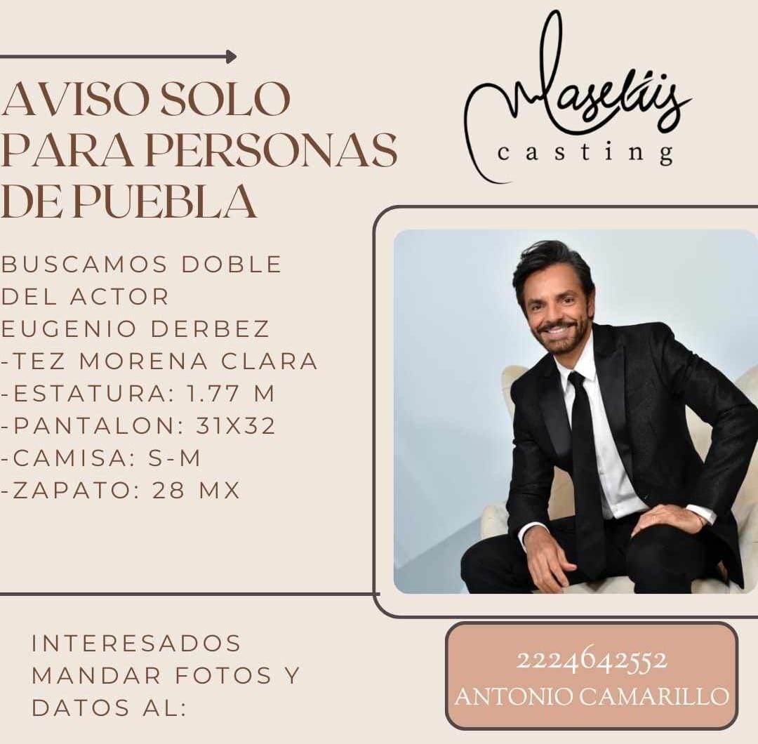 La semana pasada, Eugenio Derbez estuvo en Puebla grabando una serie / EsImagen